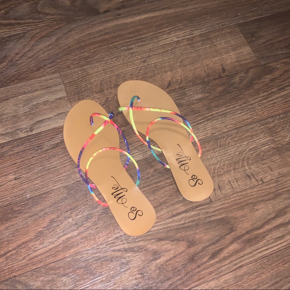 Tie dye sandals (Clara sandals)